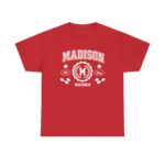 WI Vintage Athletic Sports Design Cotton Tee Madison Wisconsin T-Shirt - Image 29