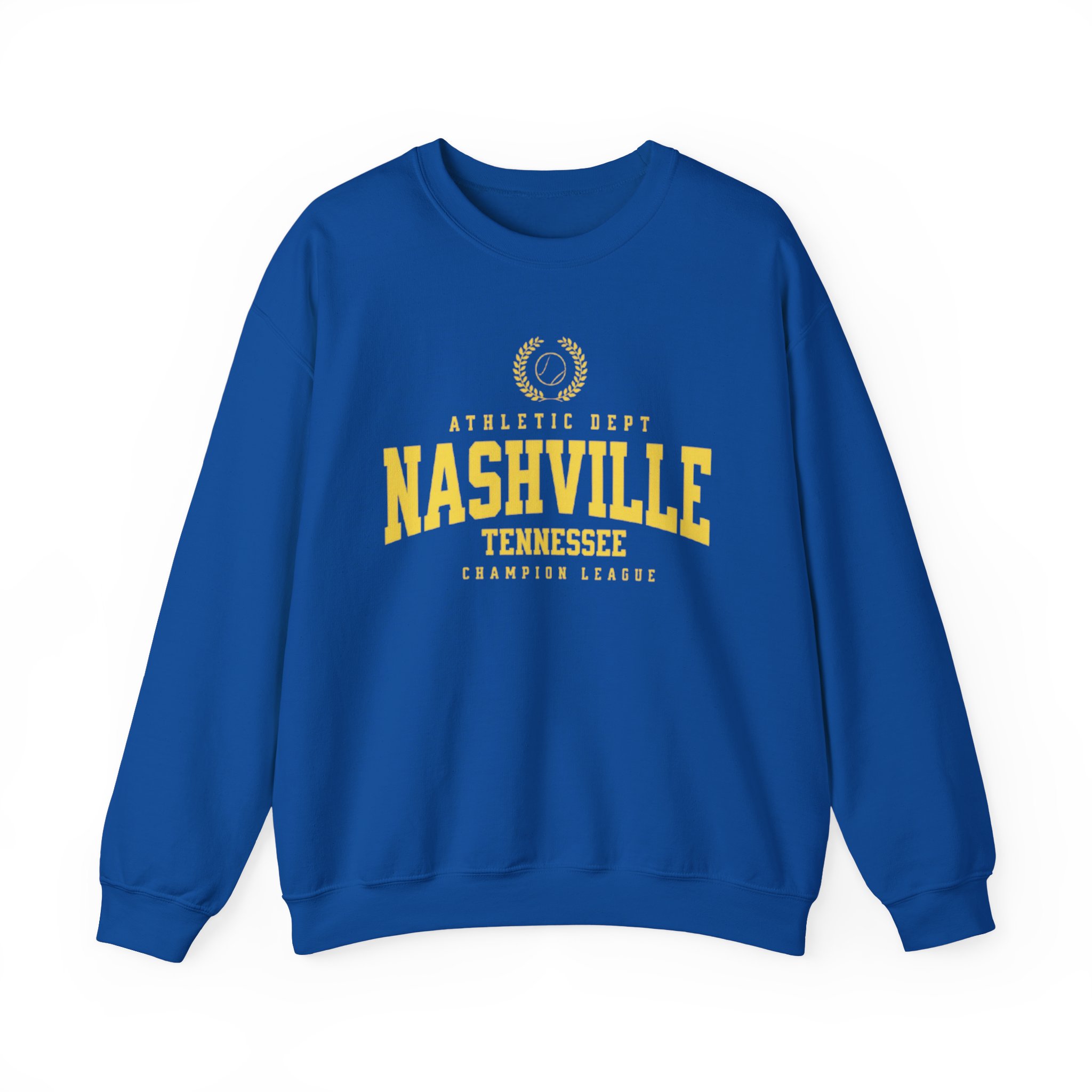 Nashville Tennessee Urban Varsity Crewneck Sweatshirt Music City Style Meets Athletic Flair - Image 13