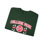 Vintage College Park Maryland Athletic Sports Design varsity sweater Crewneck Sweatshirt - Image 11