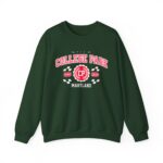 Vintage College Park Maryland Athletic Sports Design varsity sweater Crewneck Sweatshirt - Image 9