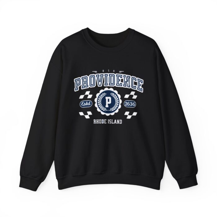 Vintage Providence Rhode Island Athletic Sports Design varsity pullover sweater Crewneck Sweatshirt - Image 1