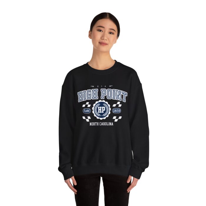 Vintage High Point North Carolina Athletic Sports Design varsity pullover sweater Crewneck Sweatshirt - Image 4