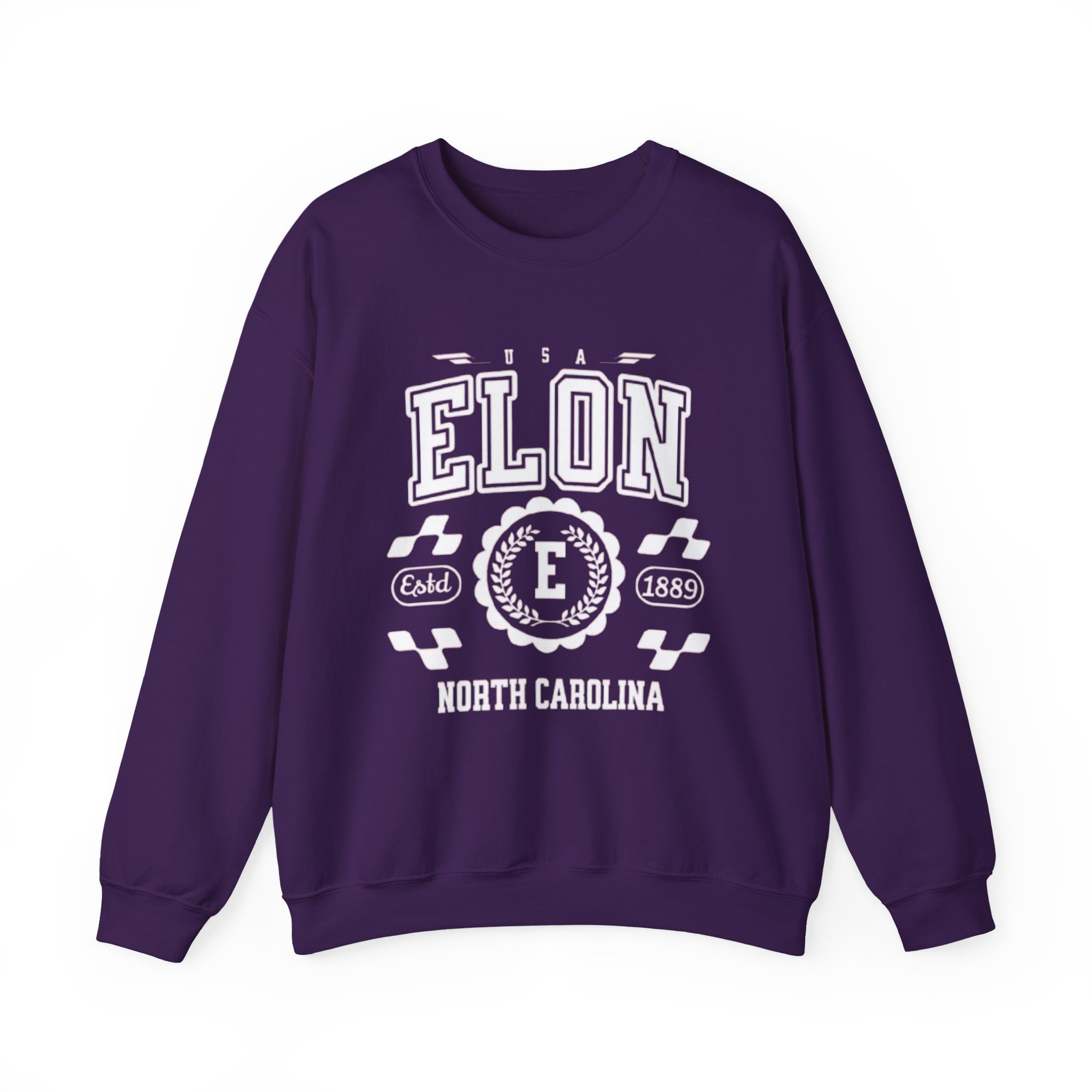 Elon North Carolina Sweatshirt - Unisex Vintage Athletic Crewneck - Image 25