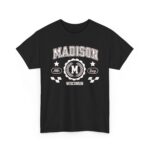 WI Vintage Athletic Sports Design Cotton Tee Madison Wisconsin T-Shirt - Image 3