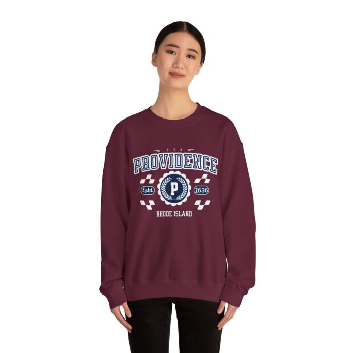 Vintage Providence Rhode Island Athletic Sports Design varsity pullover sweater Crewneck Sweatshirt - Image 12