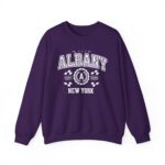 Albany New York Vintage Crewneck Sweatshirt - Retro Graphic Athletic Pullover for Men and Women - Image 21