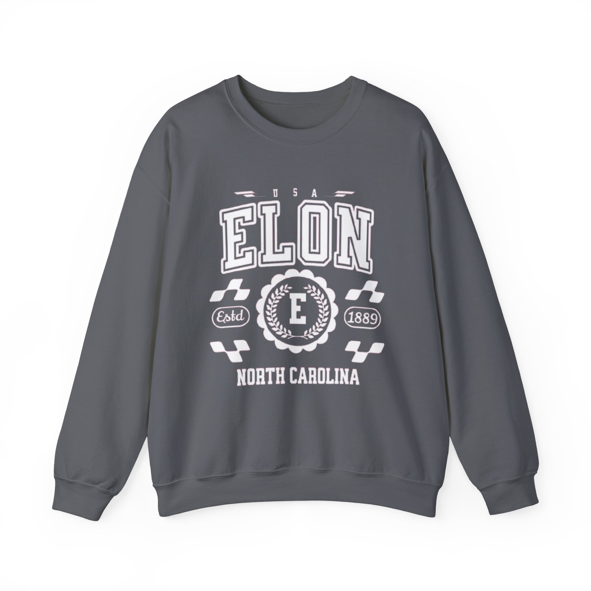 Elon North Carolina Sweatshirt - Unisex Vintage Athletic Crewneck - Image 13
