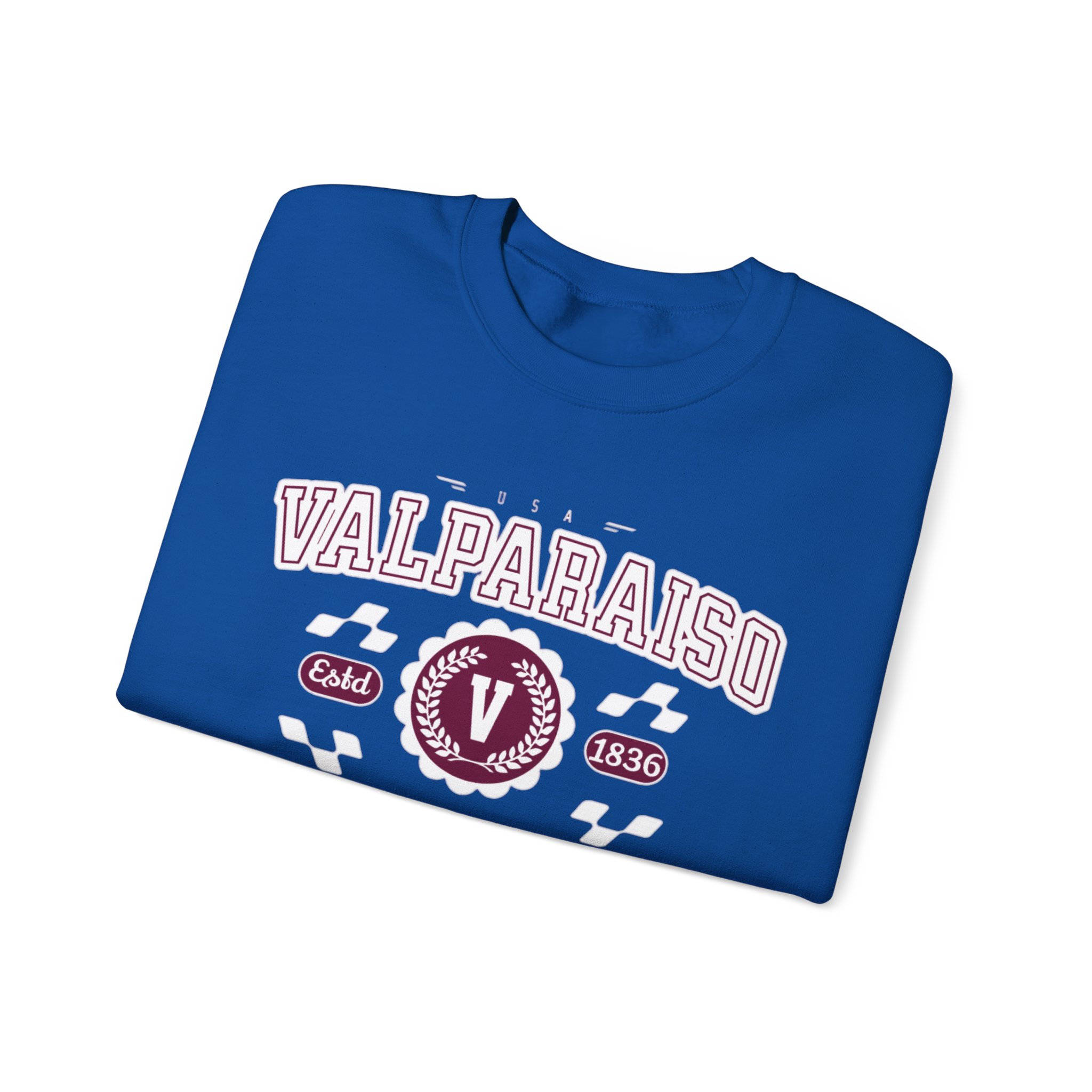 Vintage Valparaiso Indiana Athletic Sports Design varsity pullover sweater Crewneck Sweatshirt - Image 19