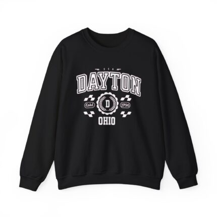 Dayton Ohio Unisex Vintage Athletic Crewneck Sweatshirt