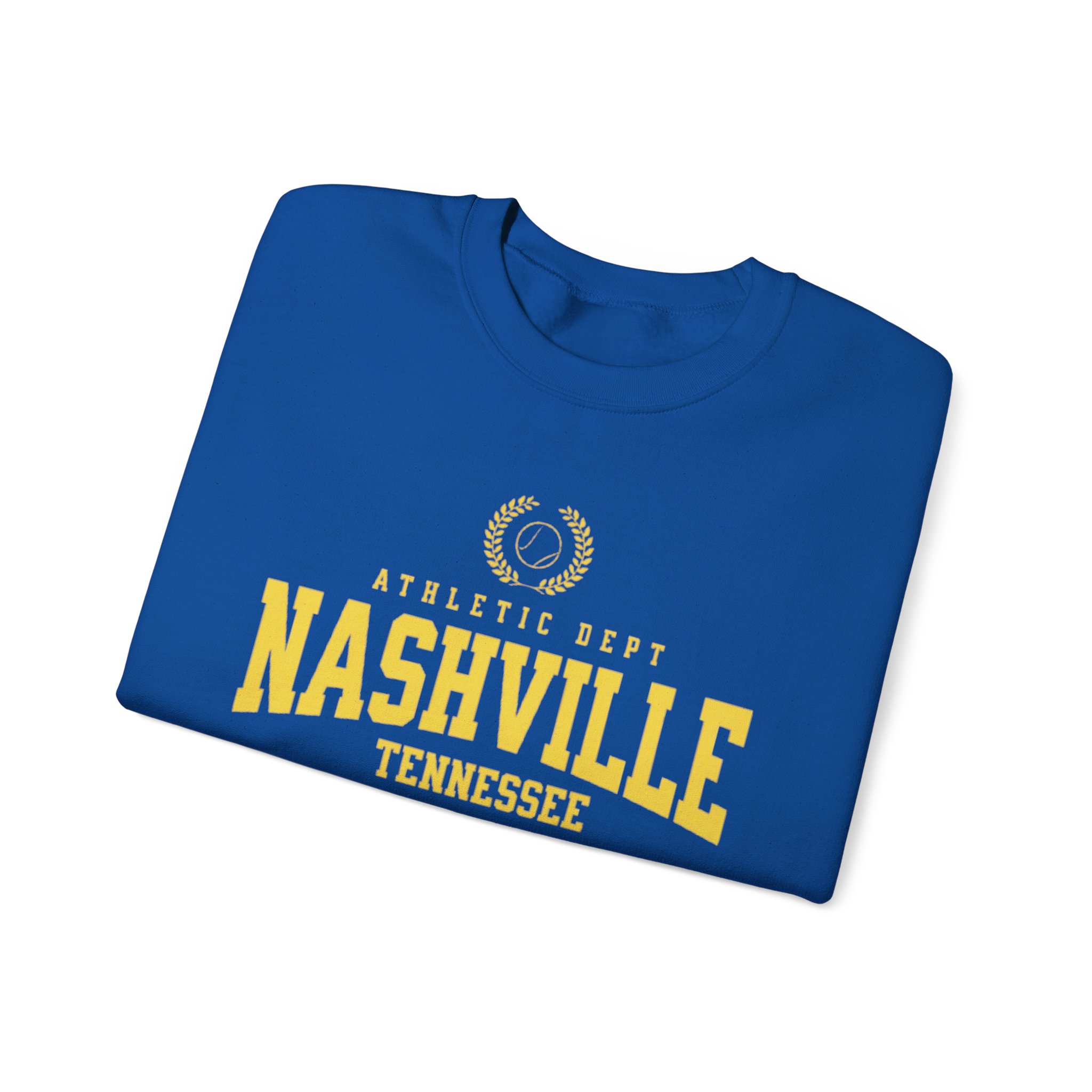 Nashville Tennessee Urban Varsity Crewneck Sweatshirt Music City Style Meets Athletic Flair - Image 15