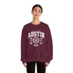 Austin Texas TX Vintage Sports Design Sweatshirt - Retro Athletic Pullover for Men and Women - Image 8