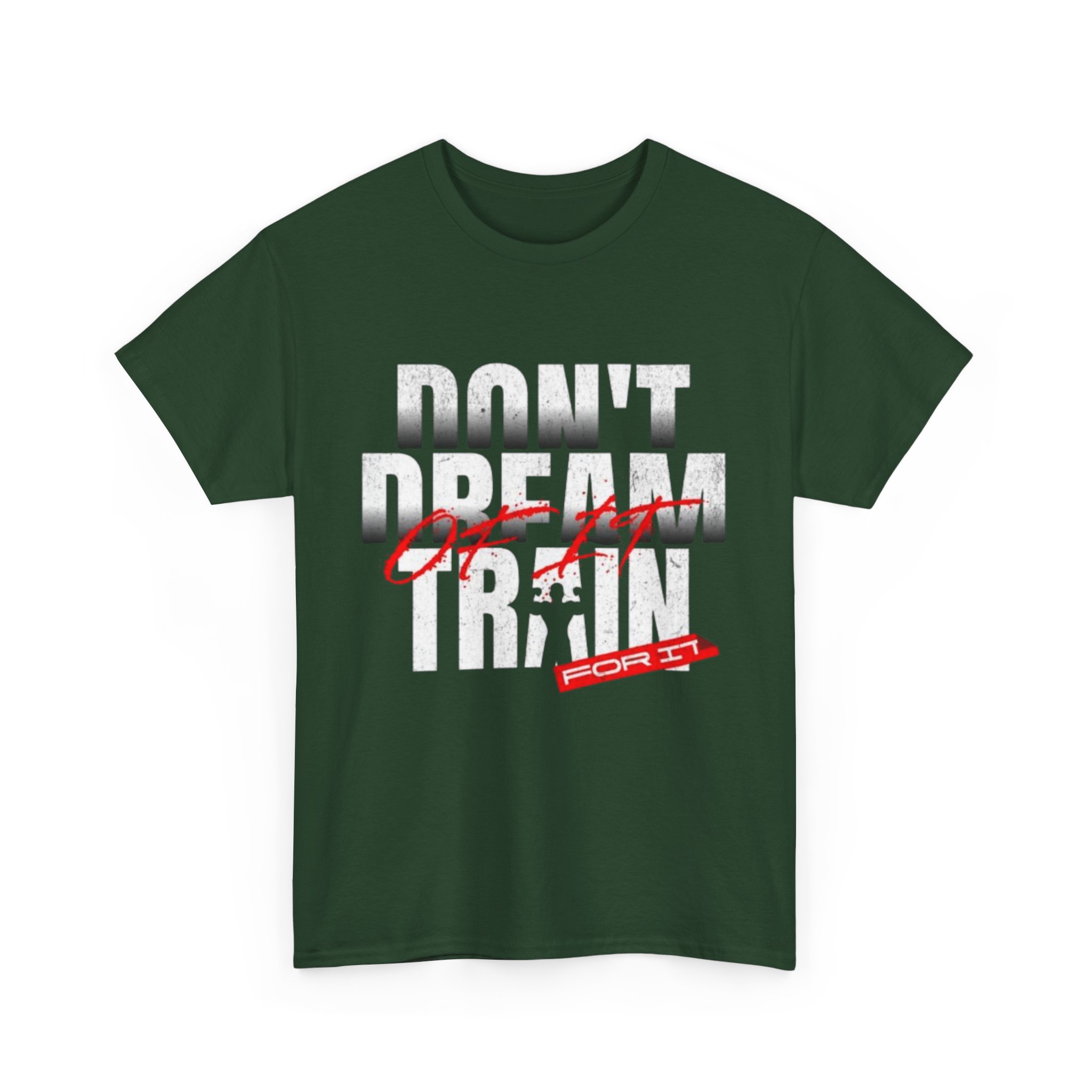 Don't Dream of It, Train for It Motivational Gym T-Shirt – Fitness Apparel for Men & Women tee - Image 7
