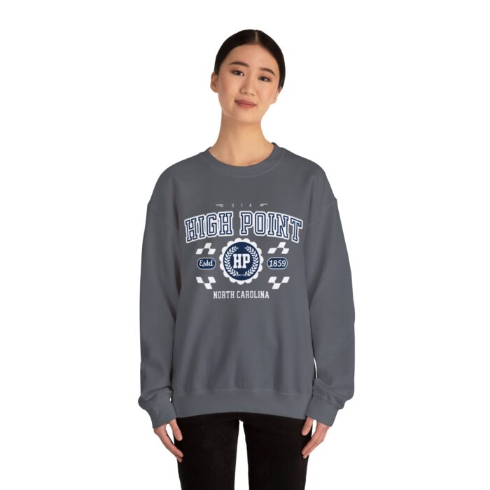 Vintage High Point North Carolina Athletic Sports Design varsity pullover sweater Crewneck Sweatshirt - Image 16
