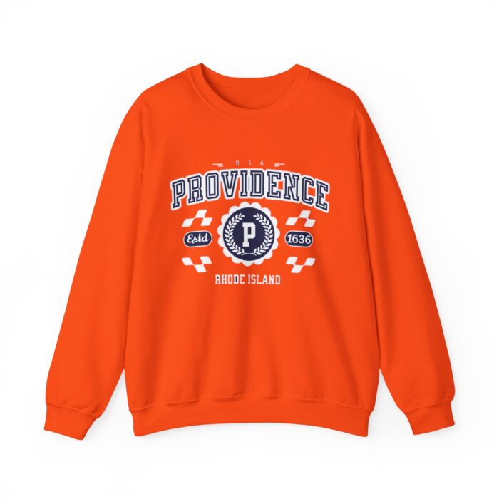 Vintage Providence Rhode Island Athletic Sports Design varsity pullover sweater Crewneck Sweatshirt - Image 5