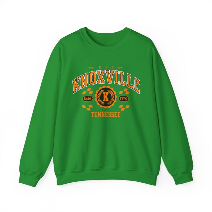 Vintage Knoxville Tennessee Athletic Sports Design varsity pullover sweater Crewneck Sweatshirt - Image 9