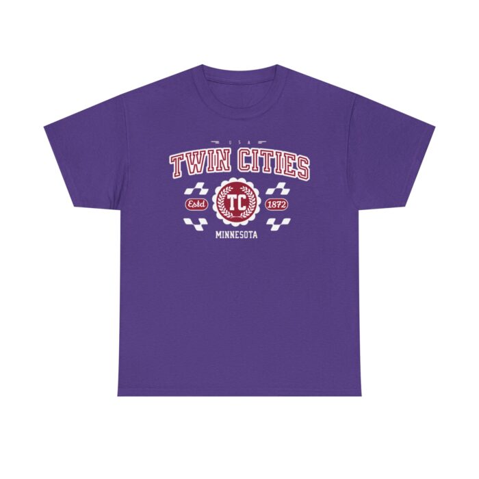 Twin Cities Minnesota Varsity T-Shirt - Classic Athletic Unisex Tee for Men & Women - Image 25