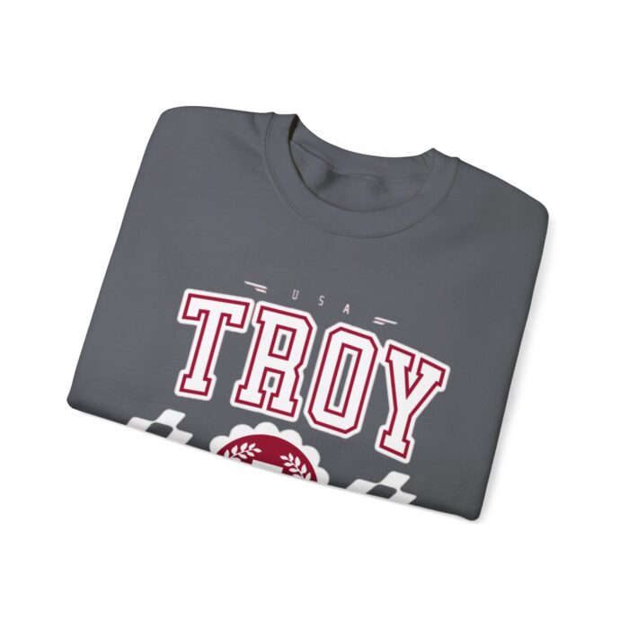 Vintage Troy Alabama AL Athletic Sports Design varsity pullover sweater  Crewneck Sweatshirt - Image 11