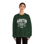 Austin Texas TX Vintage Sports Design Sweatshirt - Retro Athletic Pullover for Men and Women - Image 12