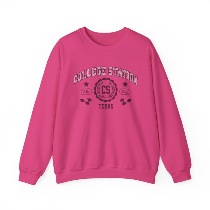 College Station Texas Sweatshirt - Unisex Vintage Athletic Crewneck sweater or hoodie - Image 21