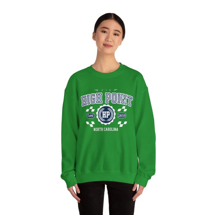 Vintage High Point North Carolina Athletic Sports Design varsity pullover sweater Crewneck Sweatshirt - Image 12