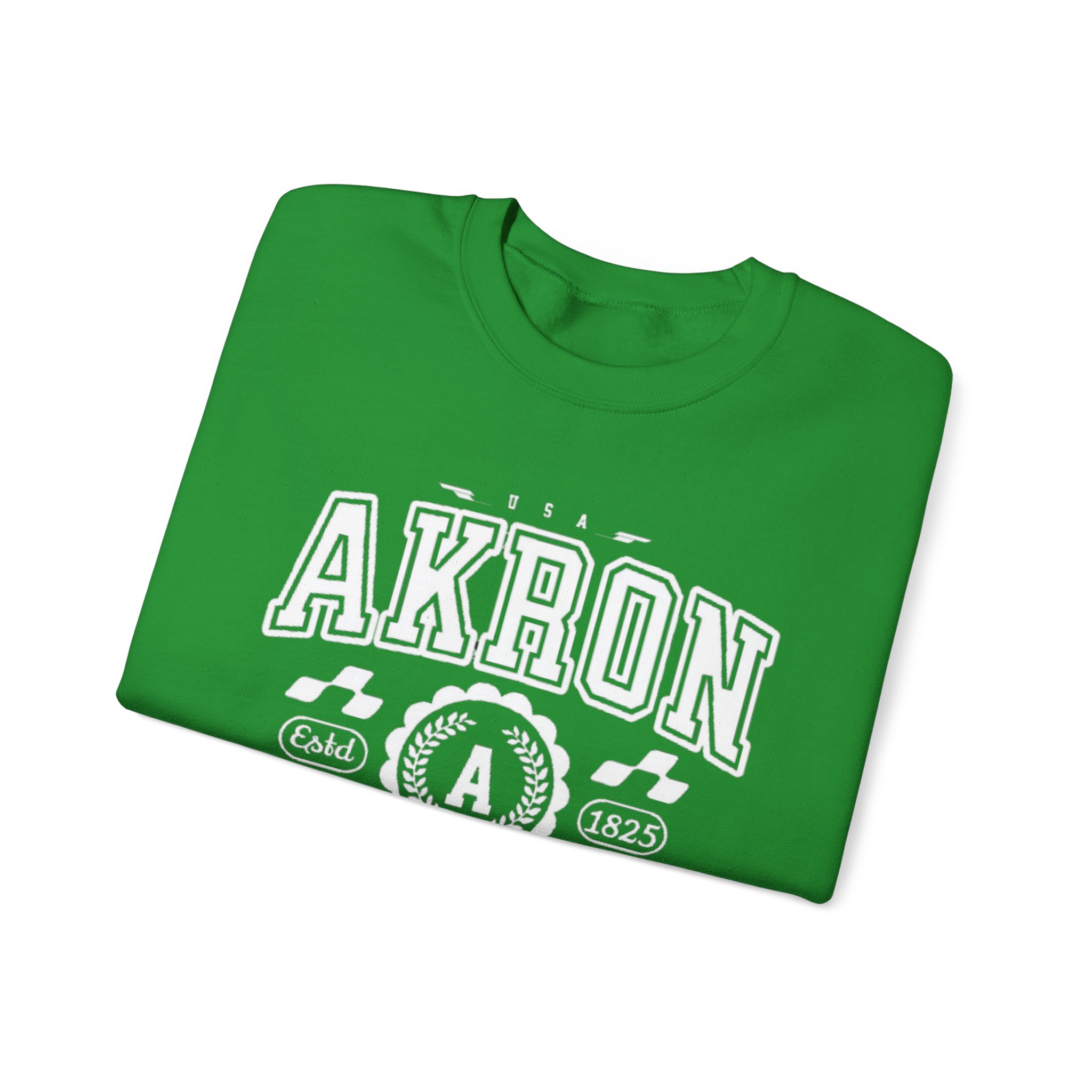 Akron Ohio athletic Vintage and Retro Style Crewneck Sweatshirt - Image 11