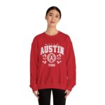 Austin Texas TX Vintage Sports Design Sweatshirt - Retro Athletic Pullover for Men and Women - Image 28