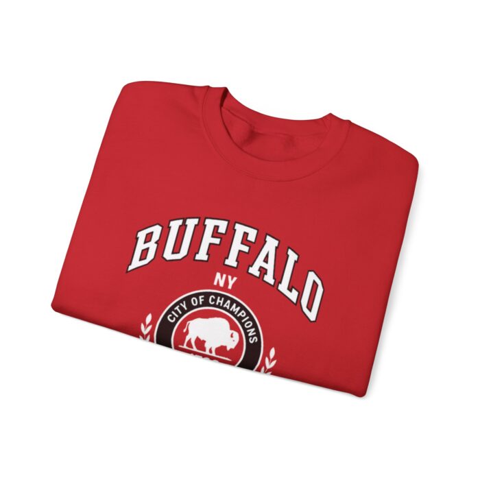 Buffalo New York football hockey baseball Sports Crewneck Sweatshirt | Cozy Hoodie for Gamers, Perfect Gift for Sports Fans, Casual Wear, Team Spirit Apparel - Image 3