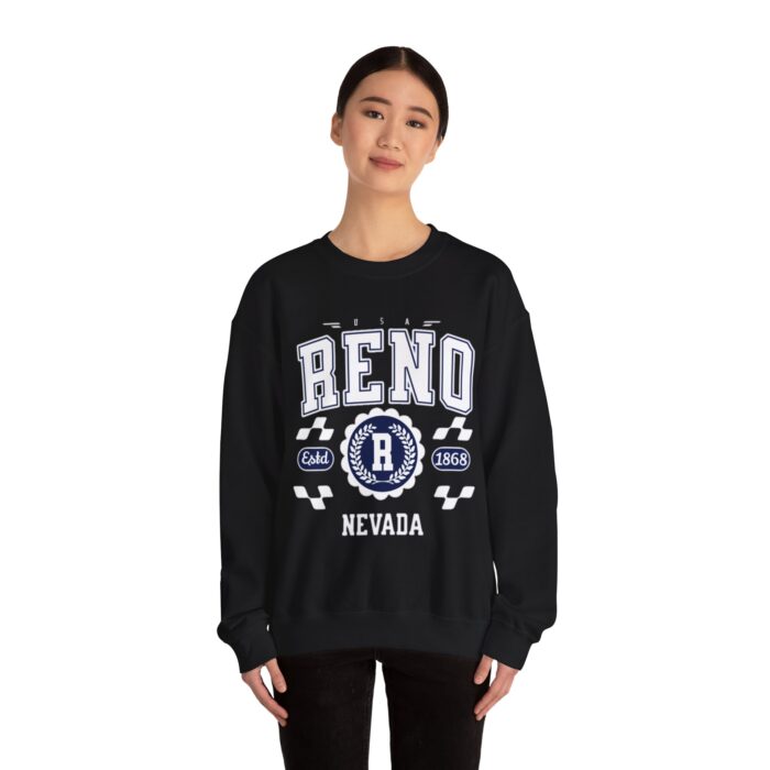 Vintage Reno Nevada Vintage Athletic Sports Design varsity pullover sweater  Crewneck Sweatshirt - Image 4