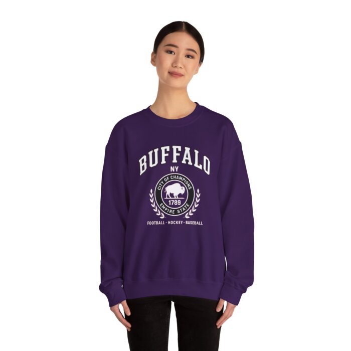 Buffalo New York football hockey baseball Sports Crewneck Sweatshirt | Cozy Hoodie for Gamers, Perfect Gift for Sports Fans, Casual Wear, Team Spirit Apparel - Image 16