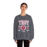 Vintage Troy Alabama AL Athletic Sports Design varsity pullover sweater  Crewneck Sweatshirt - Image 12