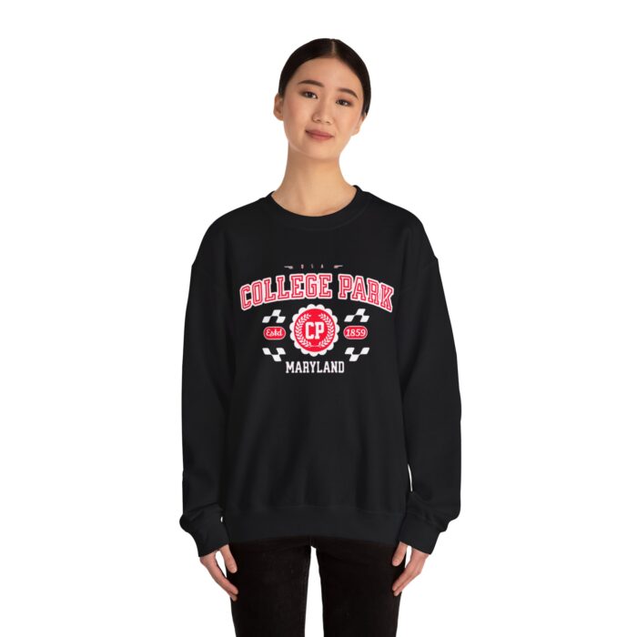 Vintage College Park Maryland Athletic Sports Design varsity sweater Crewneck Sweatshirt - Image 4