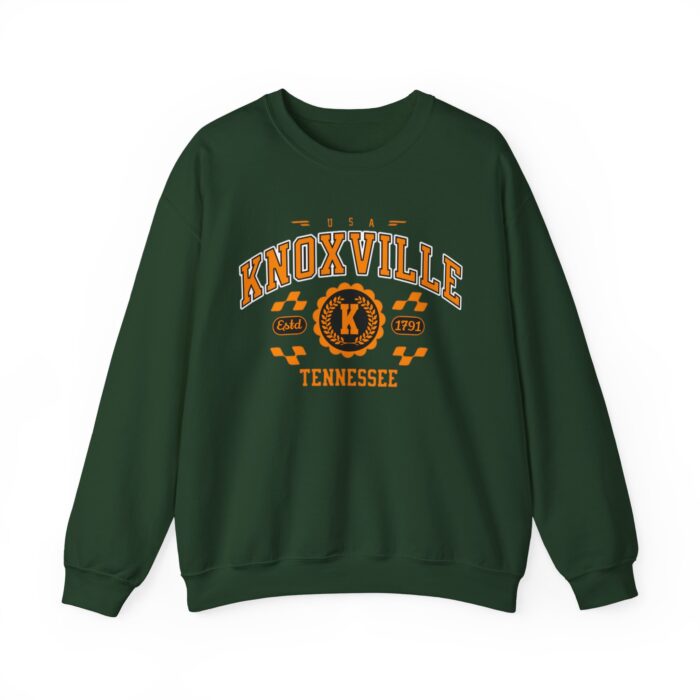 Vintage Knoxville Tennessee Athletic Sports Design varsity pullover sweater Crewneck Sweatshirt - Image 5