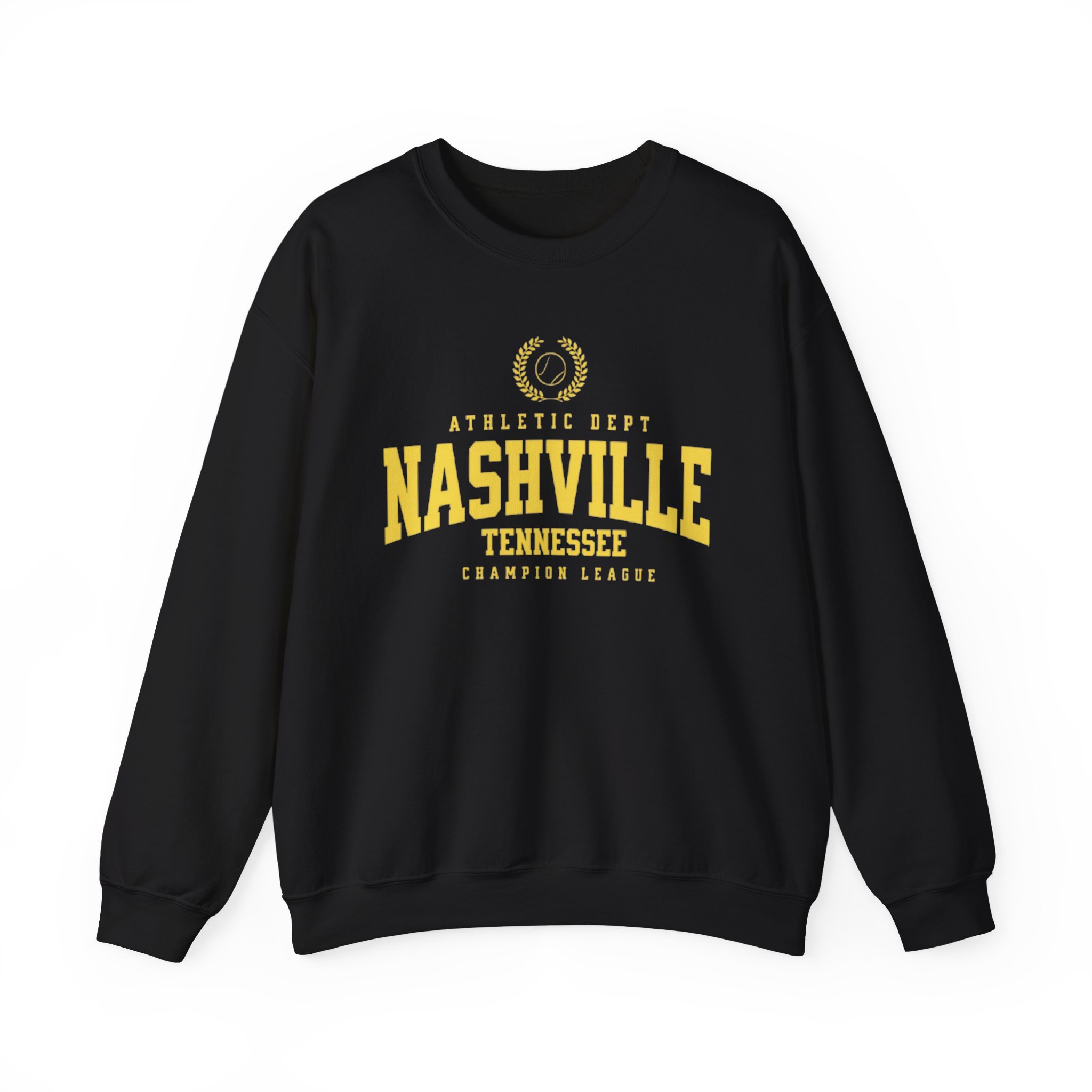 Nashville Tennessee Urban Varsity Crewneck Sweatshirt Music City Style Meets Athletic Flair