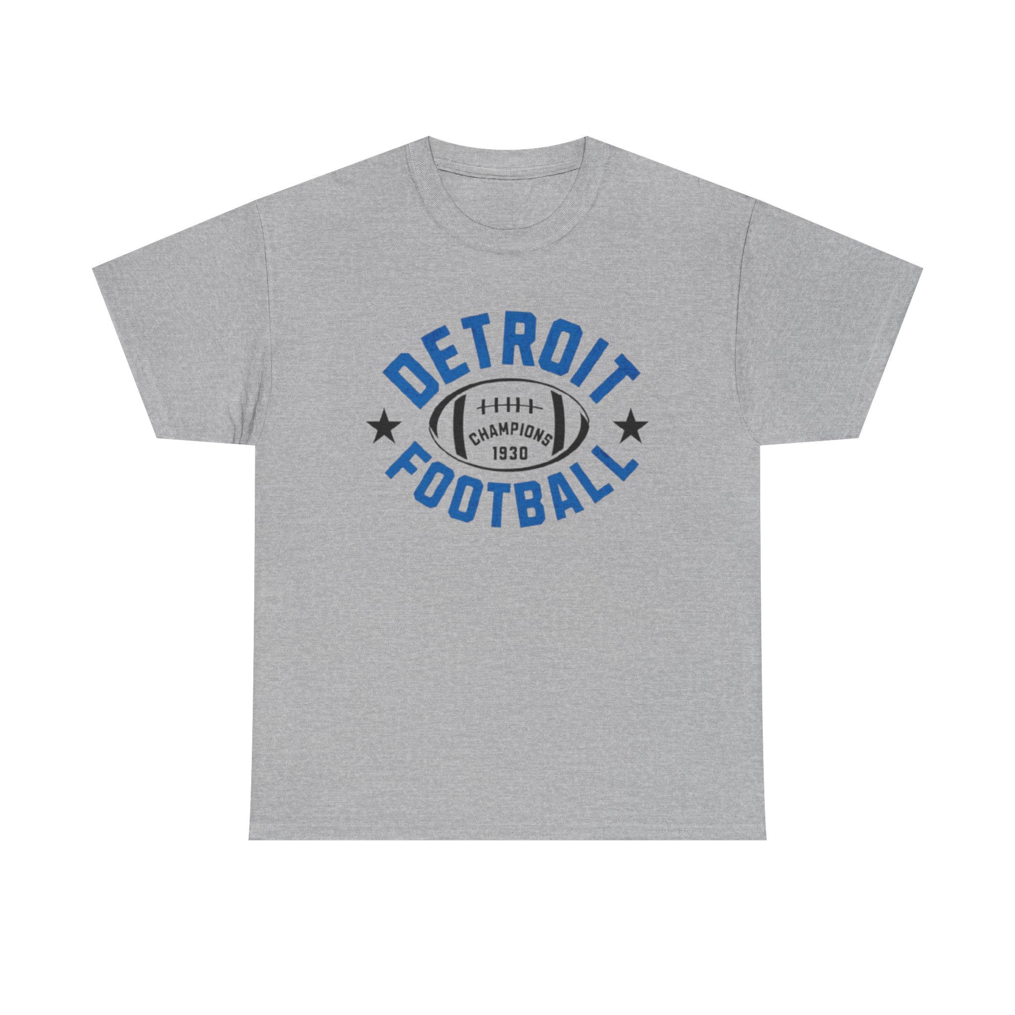 Athletic Vintage Detroit Football Cotton Tee Sports Team Fan t-shirt - Image 13