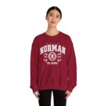 Vintage Athletic Sports Design Norman Oklahoma OK Sweatshirt - Image 48