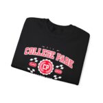 Vintage College Park Maryland Athletic Sports Design varsity sweater Crewneck Sweatshirt - Image 3