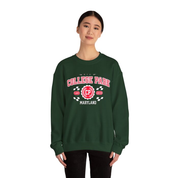 Vintage College Park Maryland Athletic Sports Design varsity sweater Crewneck Sweatshirt - Image 12