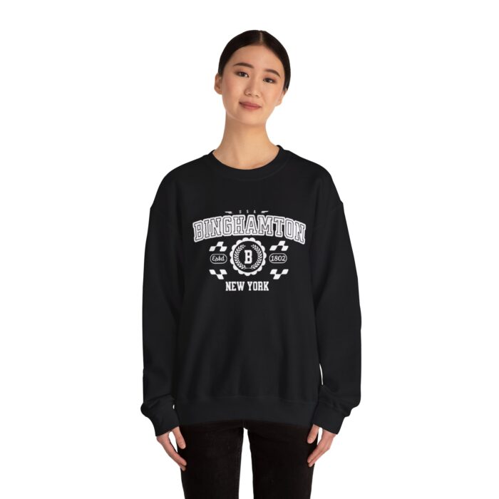 Binghamton New York Vintage Sports Crewneck Sweatshirt - Retro Unisex Pullover for Men and Women sweater - Image 4