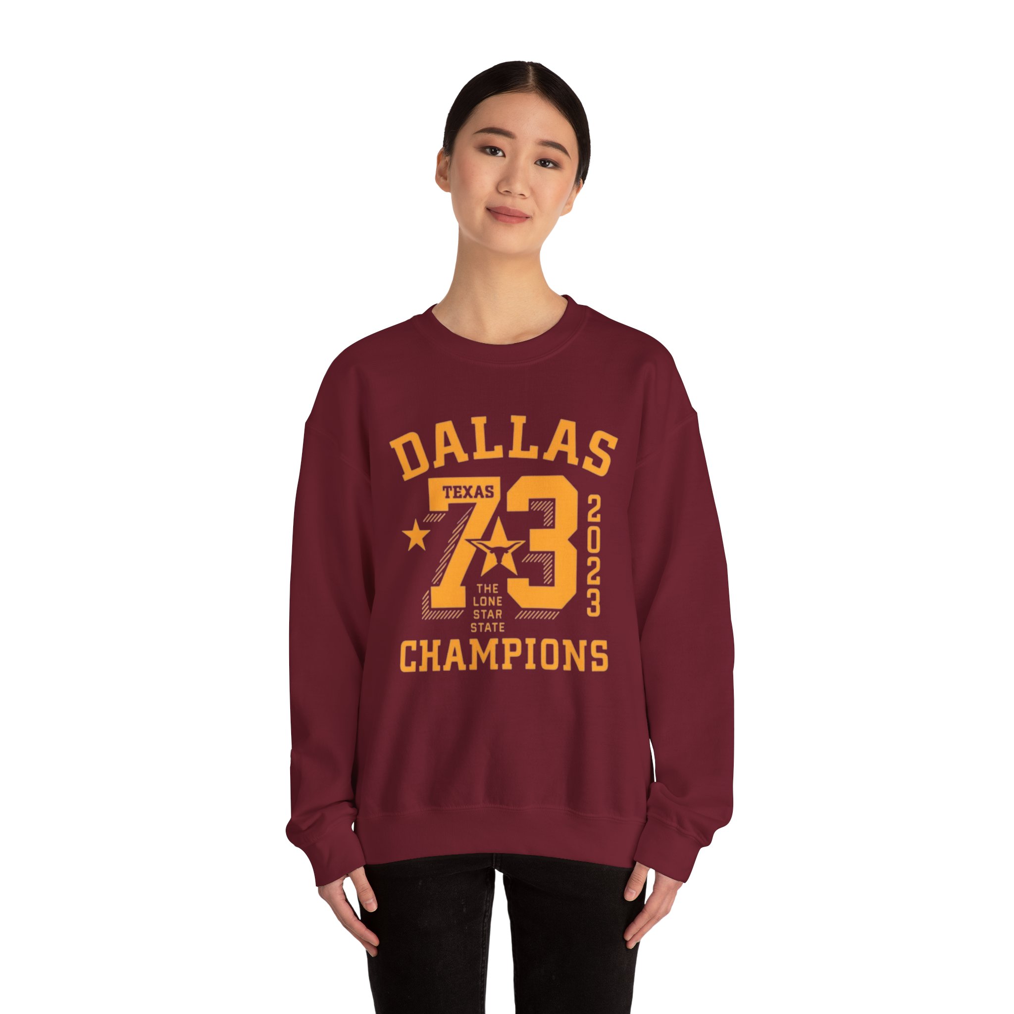 Dallas Champions Sweatshirt, Unisex Crewneck, Texas Sports Apparel, Gift for Fans, Casual Comfort, Perfect for Celebrations retro typography, - Image 21