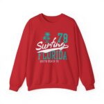Surfing Florida Urban Varsity ™ Crewneck Sweatshirt Ride the Waves in Style - Image 13
