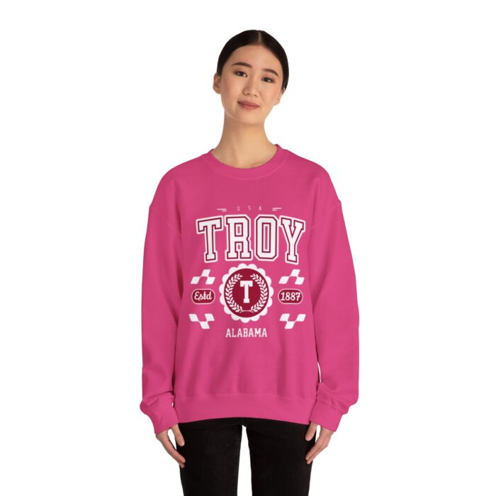 Vintage Troy Alabama AL Athletic Sports Design varsity pullover sweater  Crewneck Sweatshirt - Image 28