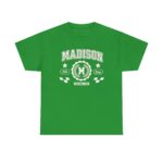 WI Vintage Athletic Sports Design Cotton Tee Madison Wisconsin T-Shirt - Image 5
