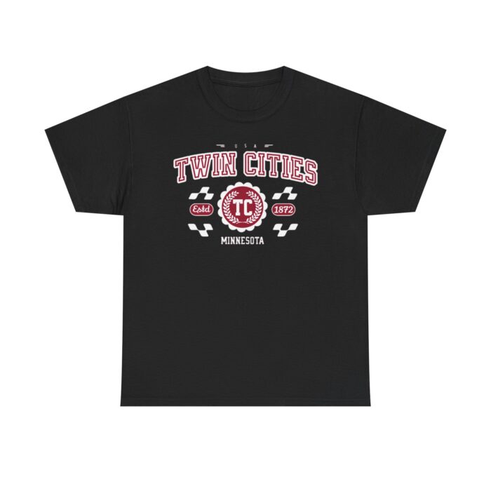 Twin Cities Minnesota Varsity T-Shirt - Classic Athletic Unisex Tee for Men & Women - Image 1