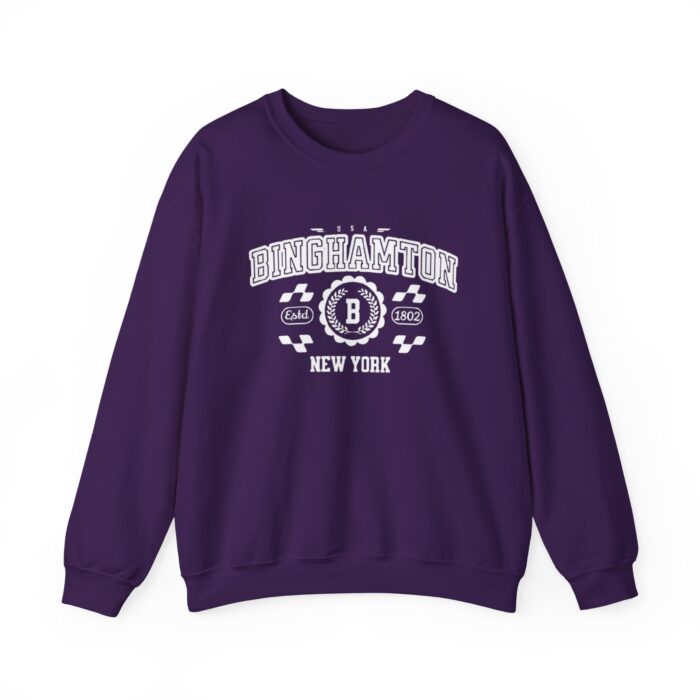 Binghamton New York Vintage Sports Crewneck Sweatshirt - Retro Unisex Pullover for Men and Women sweater - Image 13