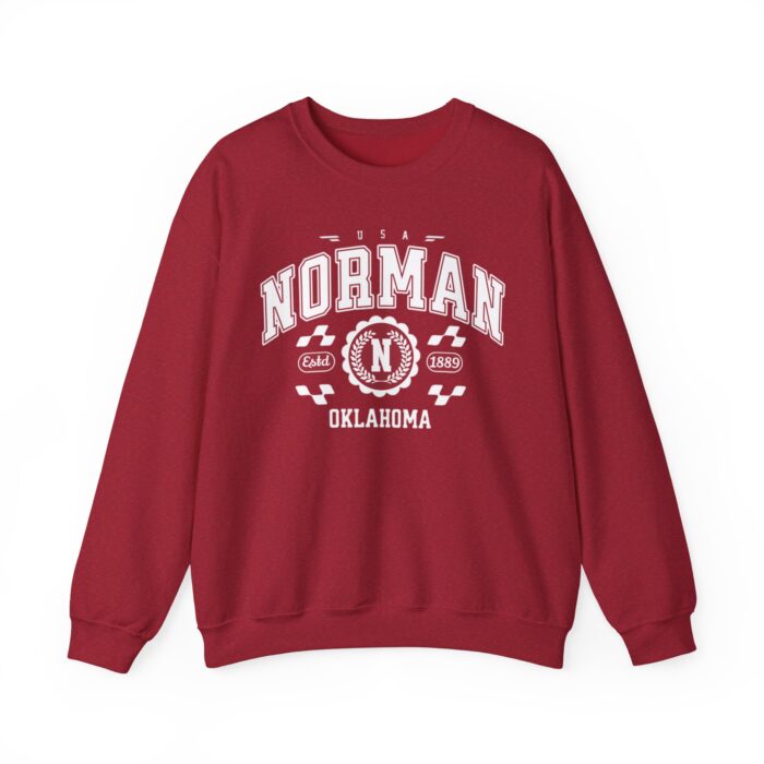 Vintage Athletic Sports Design Norman Oklahoma OK Sweatshirt - Image 37