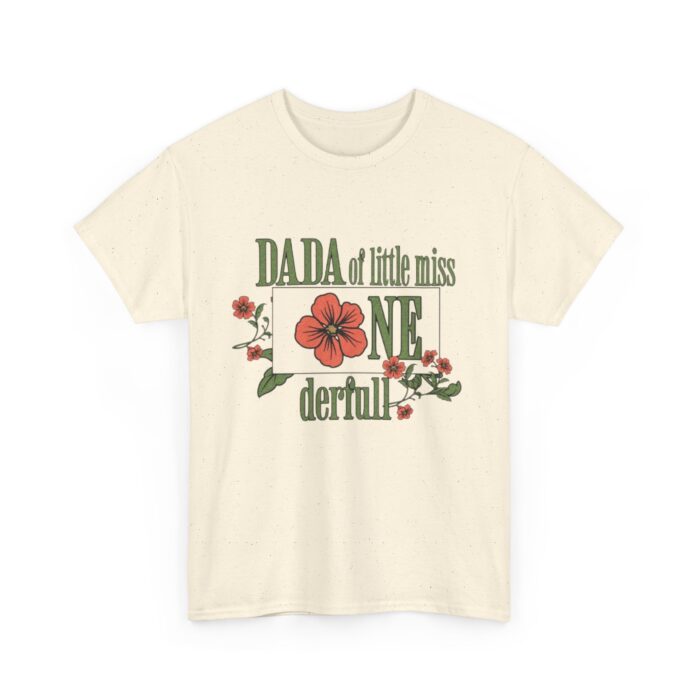 Dada of Miss Onederful  Birthday T-Shirt – Cute Daisy Flower Design for Dads - Image 19