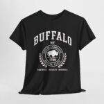 Buffalo New York Sports Unisex Heavy Cotton Tee | Casual Style, Gift for Him/Her, Sports Fan Apparel, Everyday Wear, Team Spirit Shirt - Image 3