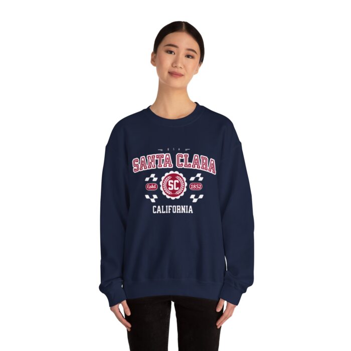 Vintage Santa Clara California Athletic Sports Design varsity pullover sweater Crewneck Sweatshirt - Image 24