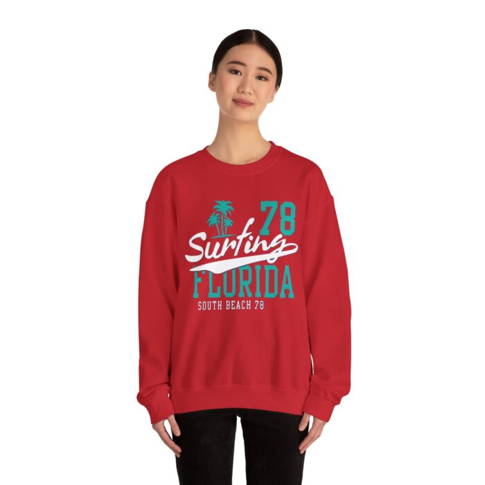 Surfing Florida Urban Varsity ™ Crewneck Sweatshirt Ride the Waves in Style - Image 16
