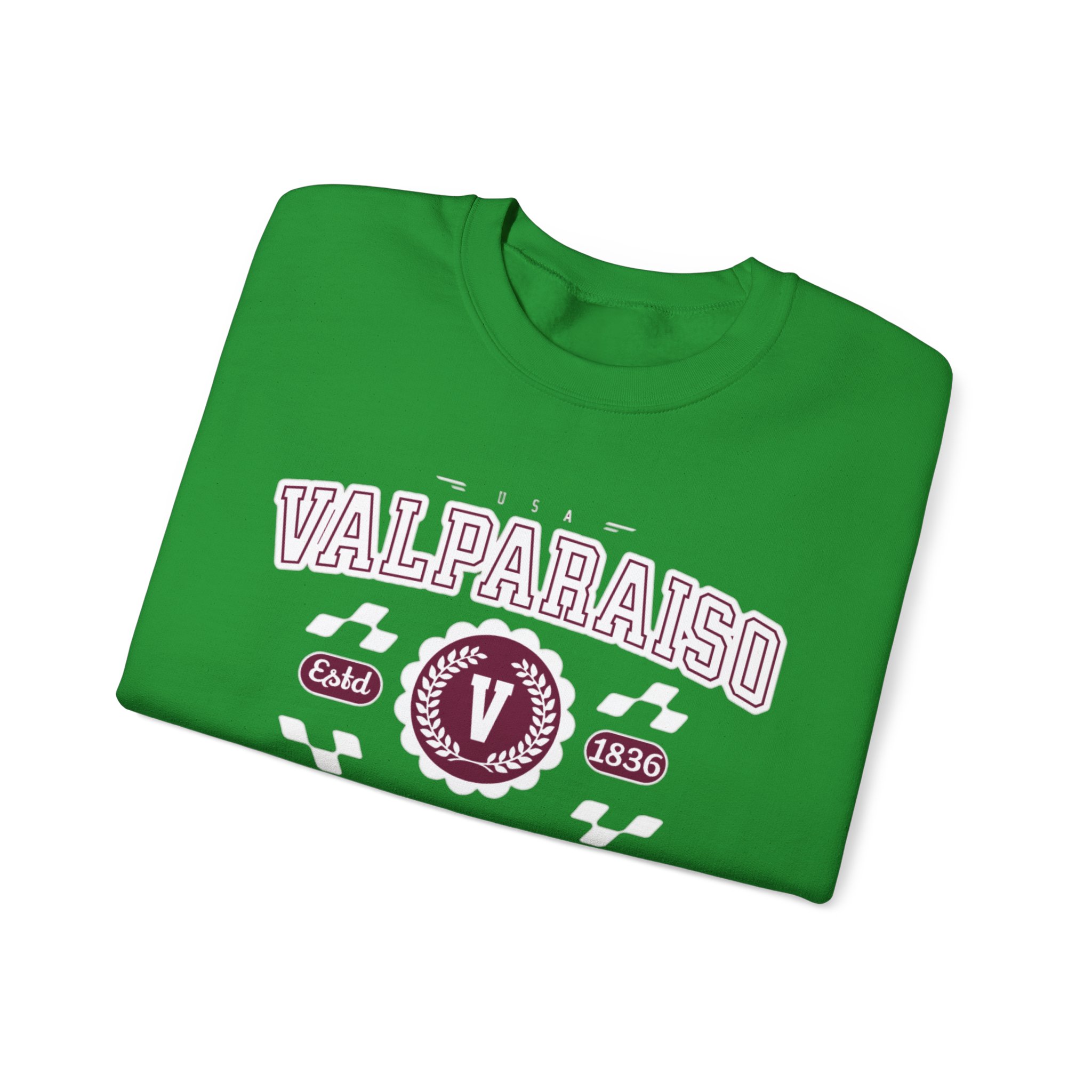 Vintage Valparaiso Indiana Athletic Sports Design varsity pullover sweater Crewneck Sweatshirt - Image 11